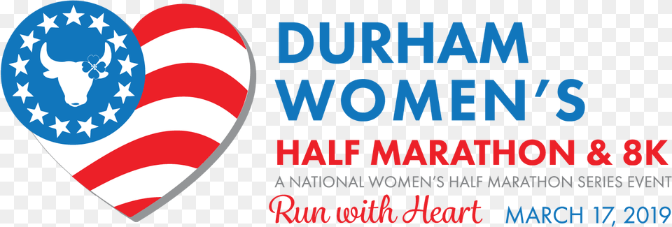 2019 Durham Womenquots Half Marathon Amp 8k Circle, Logo, American Flag, Flag Png Image