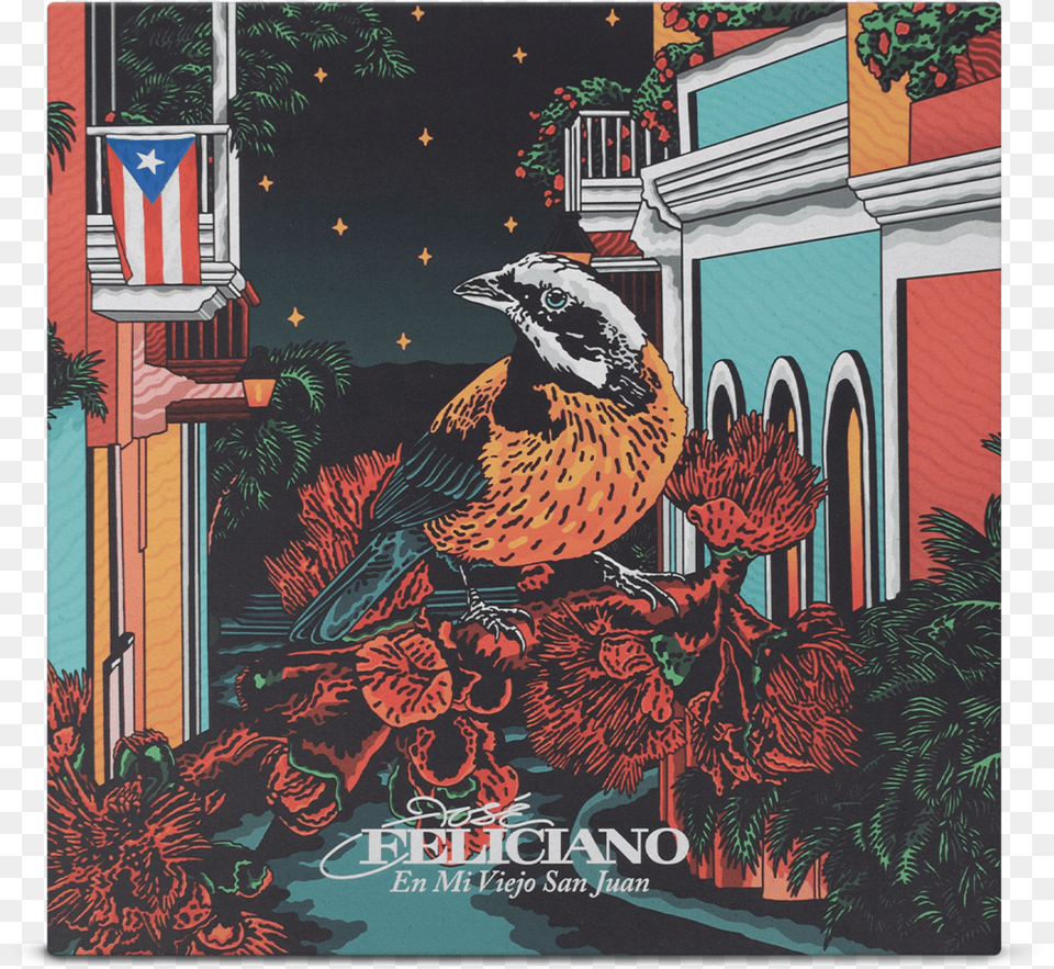 2019 En Mi Viejo Sam Juan Album Cover Jos Feliciano, Art, Painting, Animal, Bird Png
