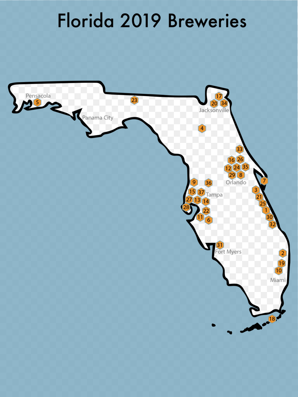 2019 Florida Hop Passport, Chart, Plot, Outdoors, Nature Free Transparent Png