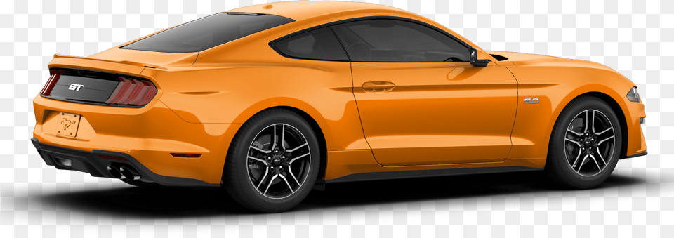 2019 Ford Mustang Gt Premium Orange Exterior Side View Mustang Gt 2019, Car, Vehicle, Coupe, Transportation Free Transparent Png