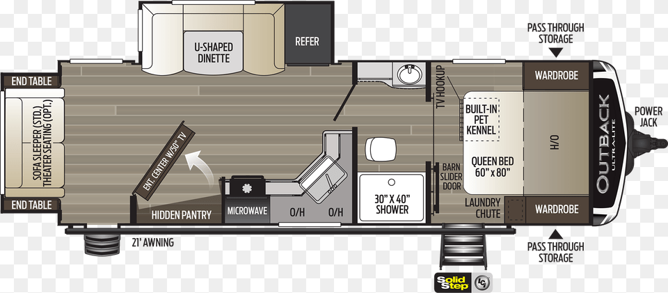 2019 Forest River Salem Hemisphere, Diagram, Floor Plan Free Png