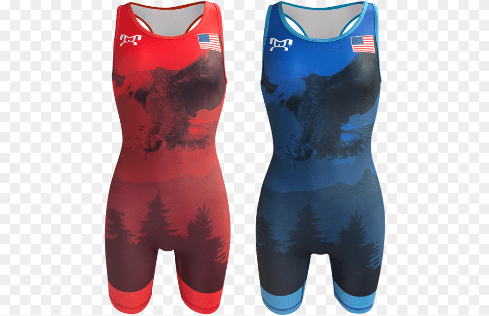 2019 Freestyle Soaring Eagle Singlet Womens Usa Gold Wrestling Singlet, Adult, Female, Person, Woman Free Png