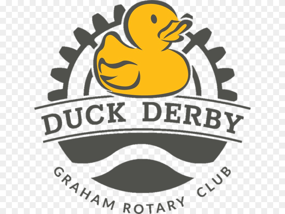 2019 Graham Duck Derby Rotary International Gear, Logo, Architecture, Building, Factory Png