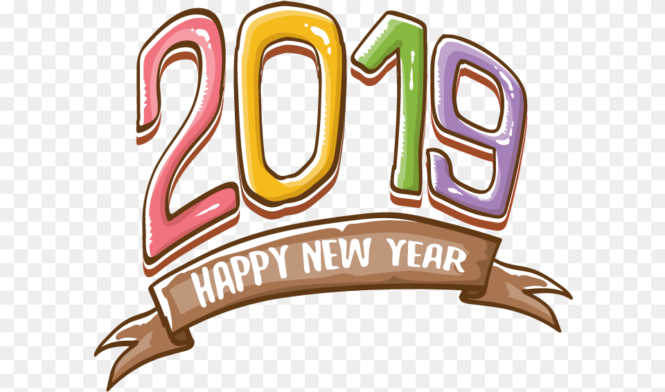 2019 Happy New Year 12 Vector Graphic Illustration, Smoke Pipe, Logo, Text Png