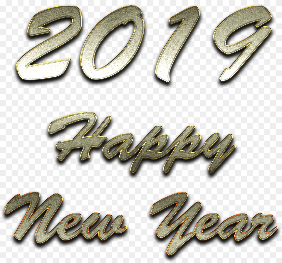 2019 Happy New Year File Portable Network Graphics, Text, Symbol, Number, Smoke Pipe Free Transparent Png