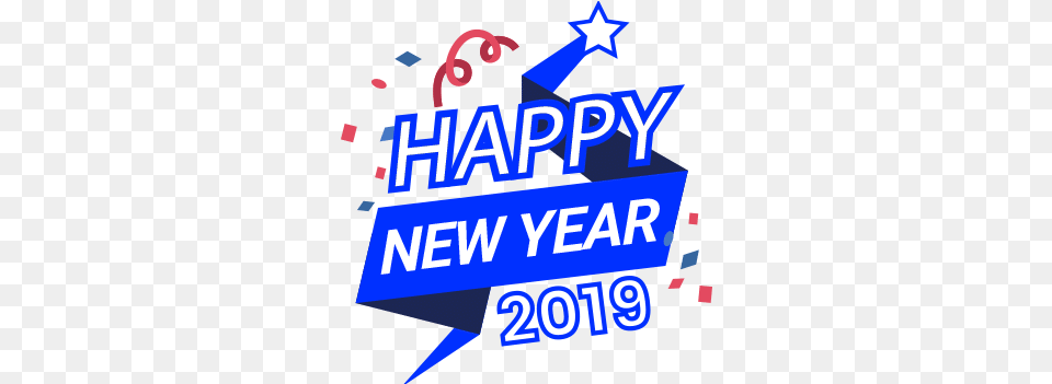 2019 Happynewyearpngfreepic Happy New Year 2019 Text, Architecture, Building, Hotel, Symbol Free Transparent Png