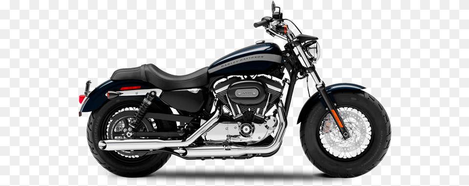 2019 Harley Davidson 1200 Custom Harley Davidson Forty Eight, Machine, Spoke, Motorcycle, Transportation Free Png