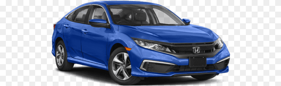 2019 Honda Civic Lx Blue, Car, Sedan, Transportation, Vehicle Png Image