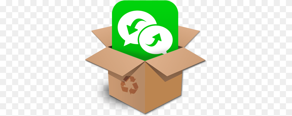 2019 How To Delete Wechat Contacts From Iphone Wechat, Box, Cardboard, Carton, Recycling Symbol Free Png Download