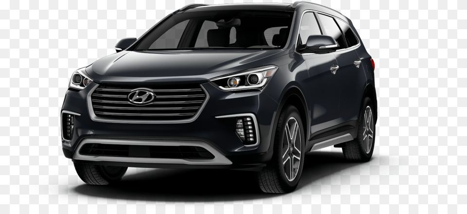 2019 Hyundai Santa Fe Xl Black, Car, Vehicle, Sedan, Transportation Png Image