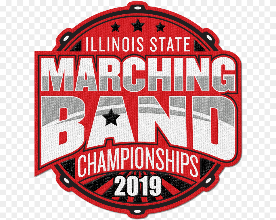 2019 Illinois State Marching Band Championships Patch Quiosque Chopp Brahma, Badge, Logo, Symbol, First Aid Free Png Download