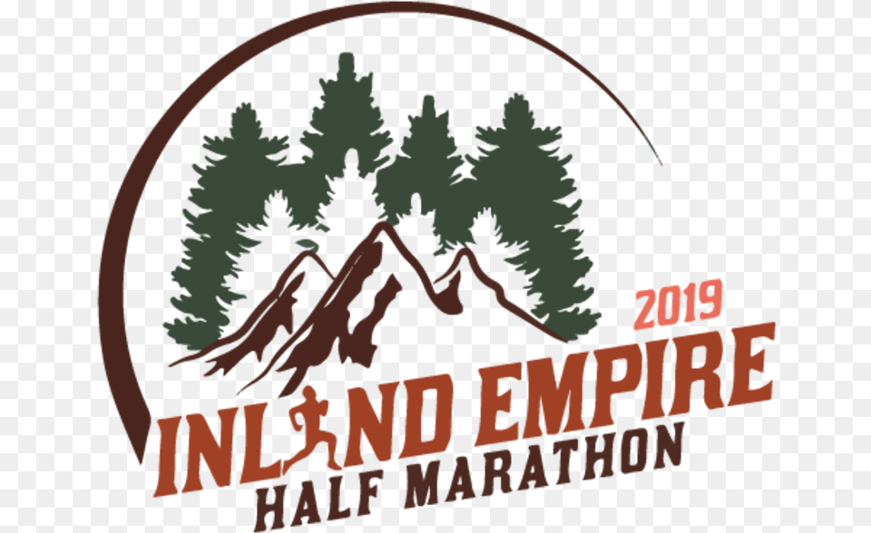 2019 Inland Empire Half Marathon Graphic Design, Woodland, Vegetation, Tree, Land Free Png