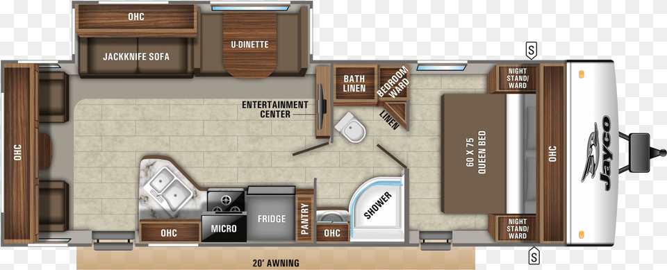 2019 Jayco Jay Flight, Diagram, Floor Plan, Indoors Free Png