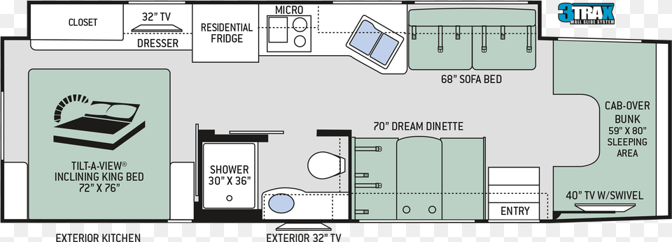 2019 Magnitude Sv34 Floor Plan 2021 Thor, Diagram, Floor Plan Free Transparent Png