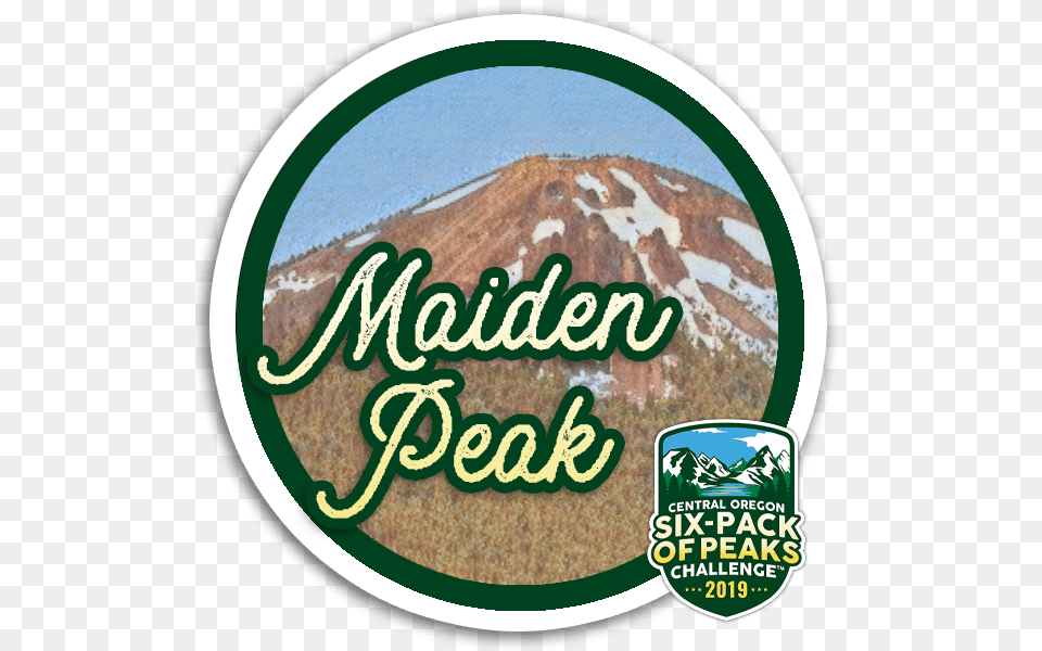 2019 Maiden Peak Label, Sticker, Alcohol, Beer, Beverage Png