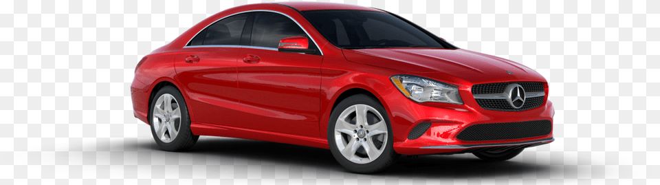 2019 Merceds Benz Red Cla Coupe Angled Mercedes Benz Cla Lincoln Mkz, Wheel, Vehicle, Transportation, Sports Car Free Png