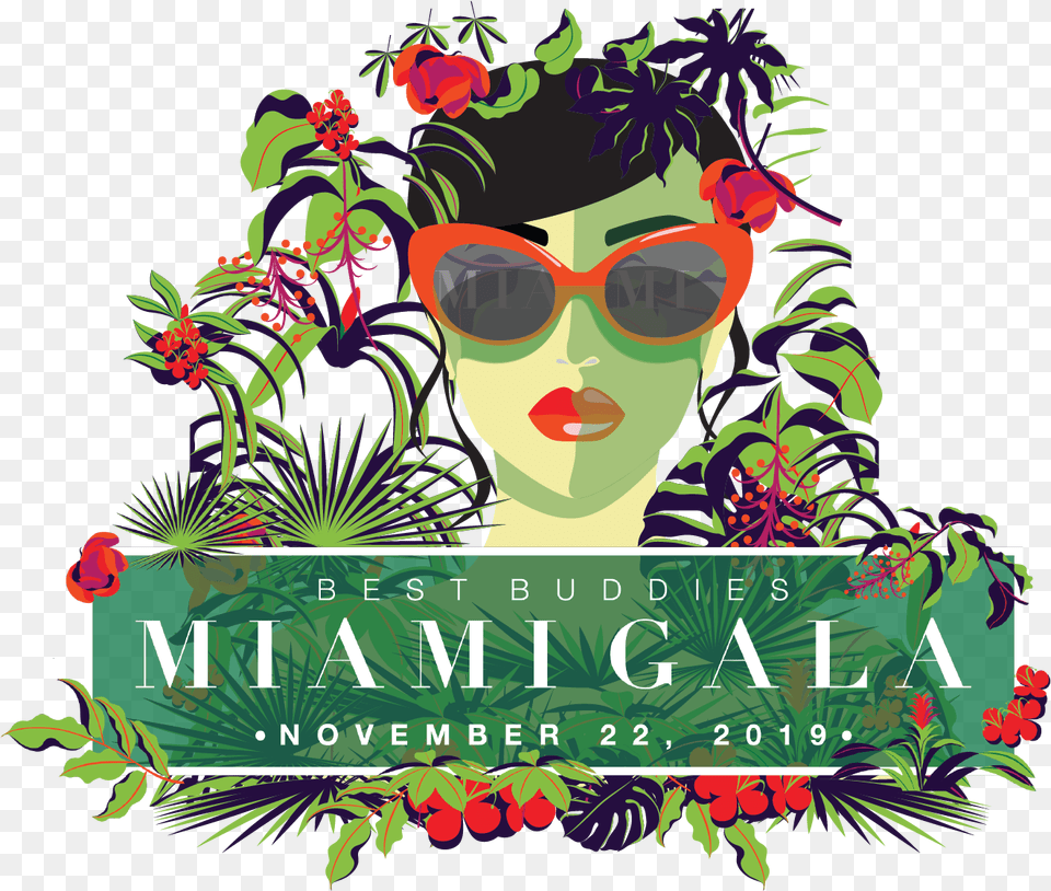 2019 Miami Gala Front, Accessories, Sunglasses, Art, Graphics Free Transparent Png