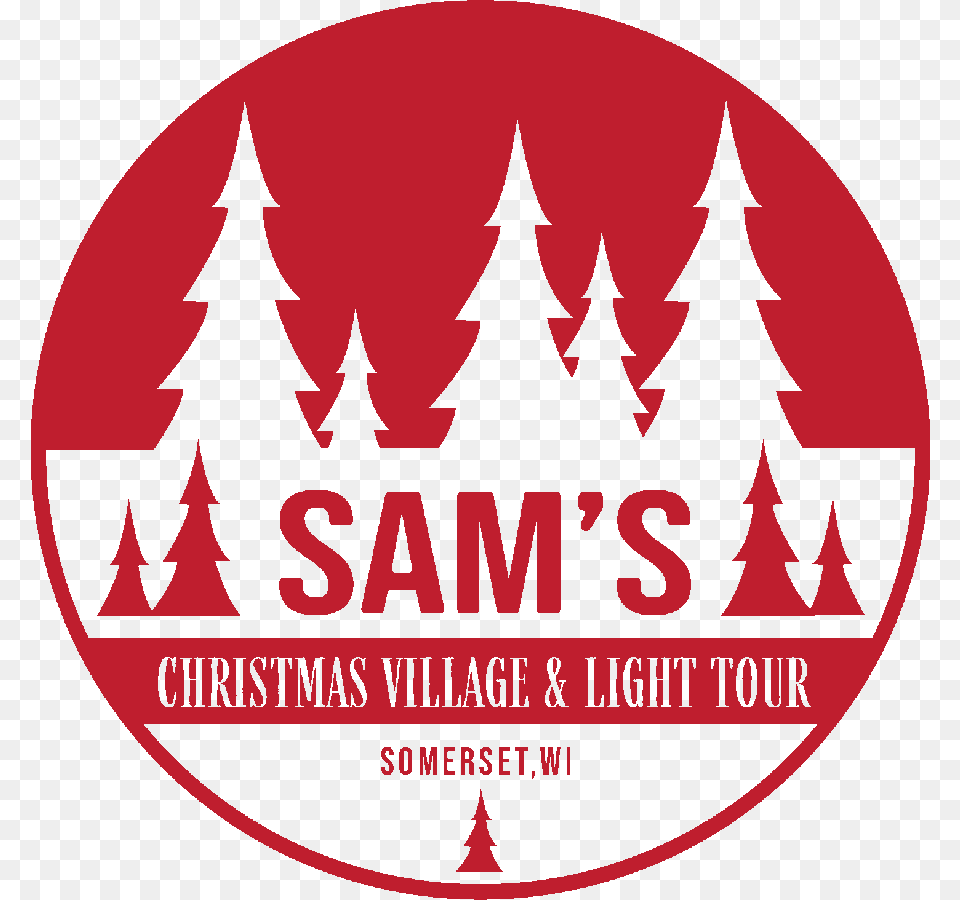 2019 Minnesota Holiday Lights Display Christmas Village, Logo, Sticker Png Image