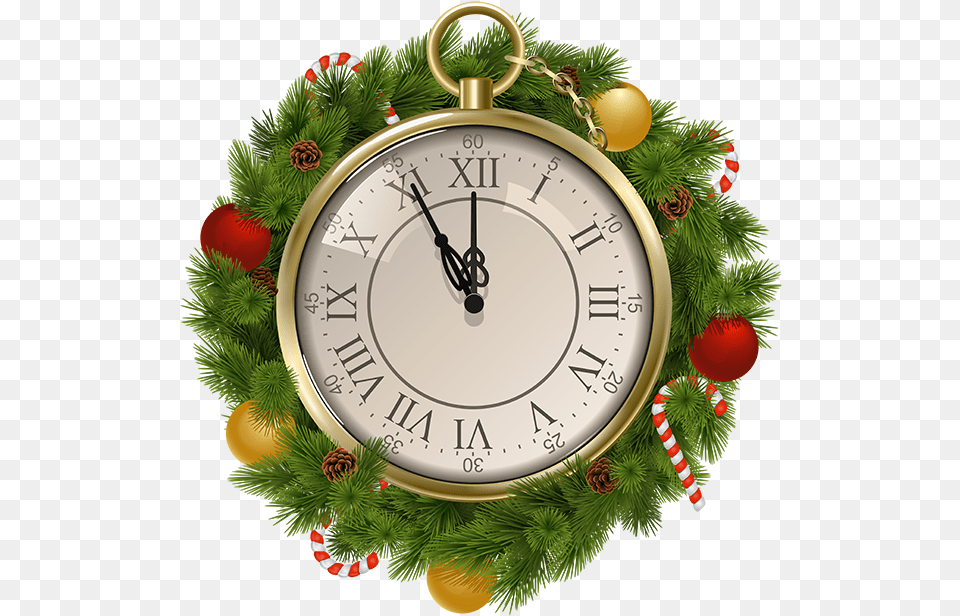 2019 New Year Snowy Clock Clip Art New Year S Eve New Year Clock Png