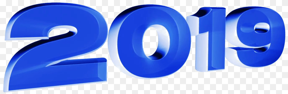 2019 New Year Text Image 2018 En 3d, Number, Symbol Free Png