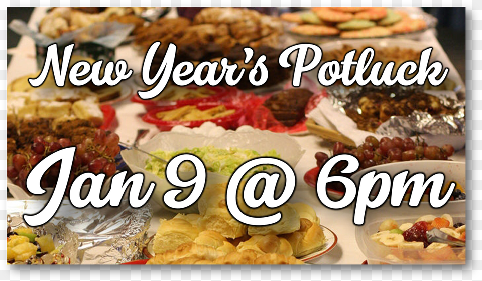2019 New Year39s Potluck Too Much Food, Buffet, Cafeteria, Indoors, Lunch Free Png Download