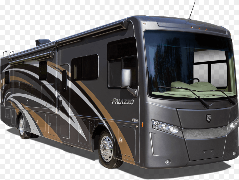 2019 Palazzo Class A Diesel Motorhome Thor Motorhome, Transportation, Van, Vehicle, Caravan Free Transparent Png