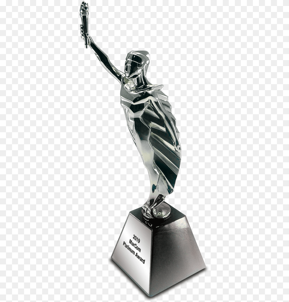 2019 Platinum Statuette 2018 Marcom Gold Award, Trophy, Smoke Pipe Png Image
