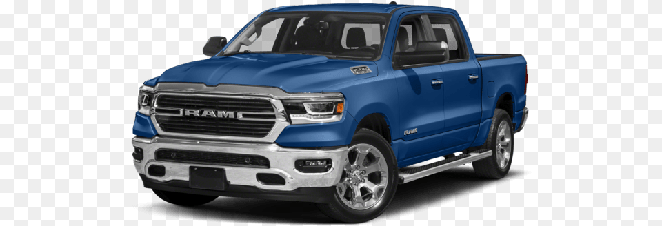 2019 Ram 1500 Blue 2019 Ram 1500 Big Horn Crew Cab, Pickup Truck, Transportation, Truck, Vehicle Png Image