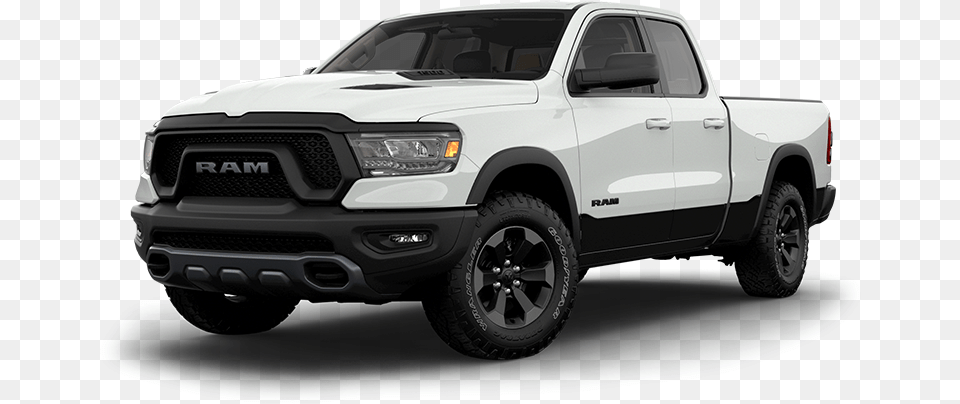 2019 Ram 1500 Rebel With Bright White And Black Two 2018 White Ram Rebel, Pickup Truck, Transportation, Truck, Vehicle Free Png