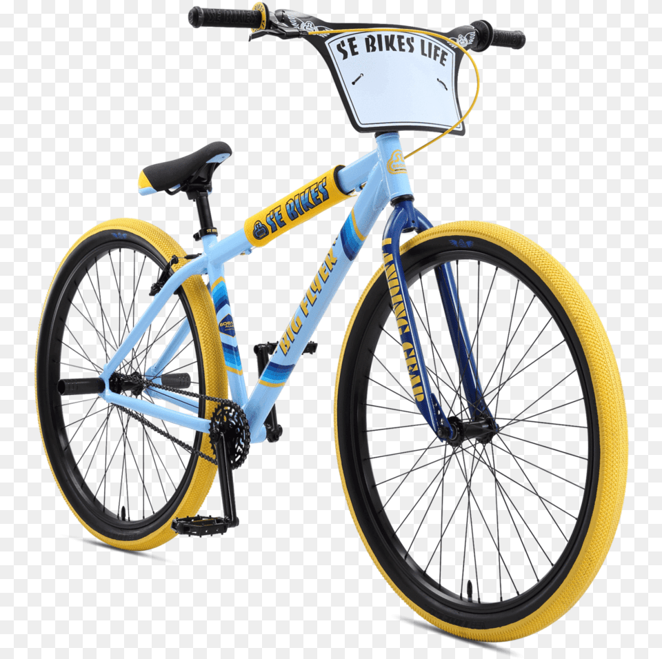 2019 Se Big Flyer Blue Front, Bicycle, Transportation, Vehicle, Machine Free Transparent Png