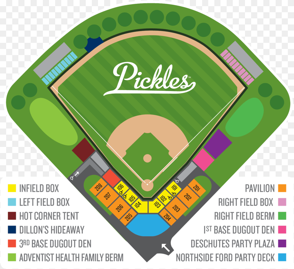 2019 Stadiummap V1 Portland Pickles Stadium, People, Person, Disk Free Png