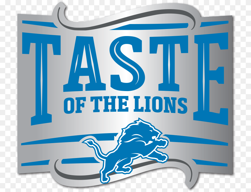 2019 Taste Of The Lions Detroit Lions Game Day Wiper Flag, Banner, Text, Advertisement, Poster Free Png