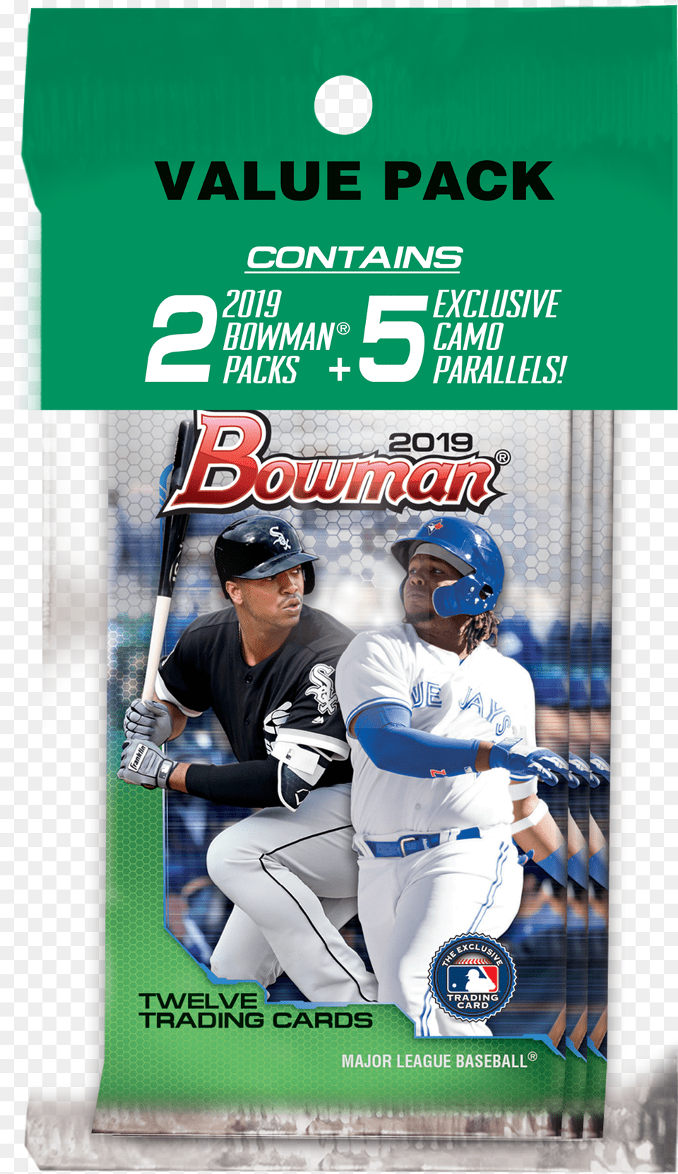 2019 Topps Bowman Baseball Value Pack 5 Exclusive Parallel 2019 Bowman Hobby Box, Helmet, Person, People, Man Png Image