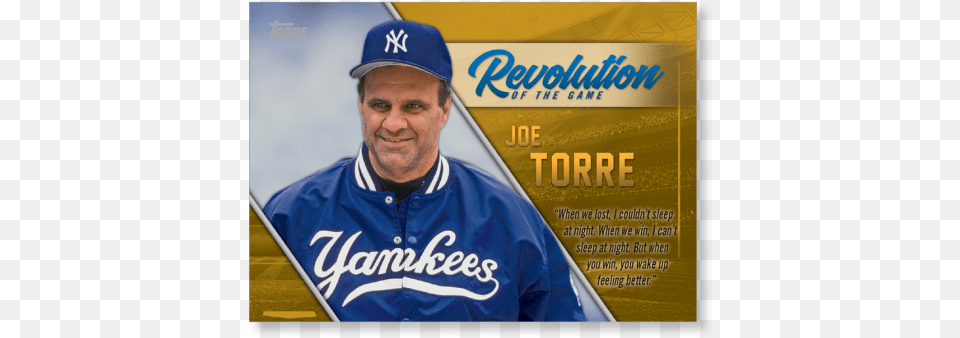 2019 Topps Series 1 Baseball Joe Torre Revolution Of National Baseball Hall Of Fame And Museum, Adult, Person, People, Man Png