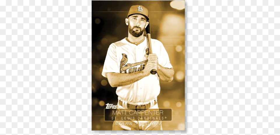 2019 Topps Series 1 Baseball Matt Carpenter Superstars Baseball Player, Team Sport, People, Person, Sport Png Image