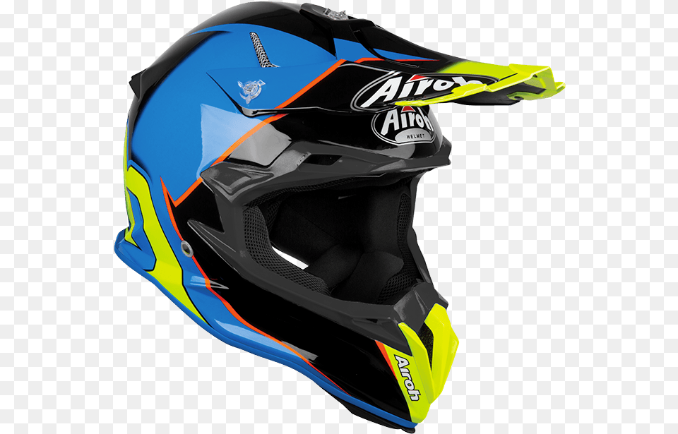 2019 Tovs18 Airoh Terminator Open Vision Azure, Crash Helmet, Helmet Png Image
