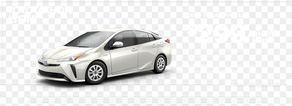 2019 Toyota Prius Le Prius 2020 Blanco Perla, Advertisement, Vehicle, Transportation, Sedan Free Png