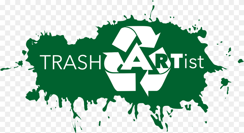 2019 Trashartists Challenge Amp Fire Hydrant Painting Graphic Design, Green, Recycling Symbol, Symbol, Person Png