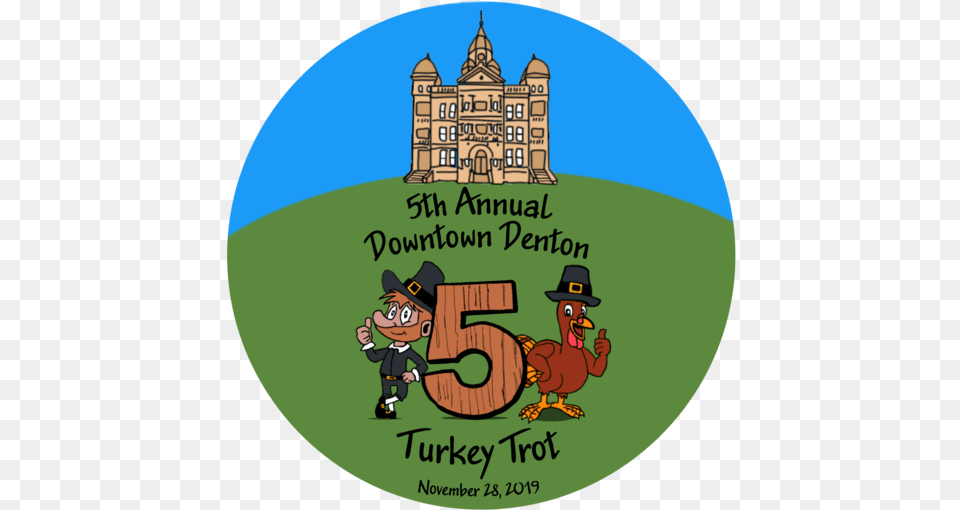 2019 Turkey Trot Logo, Photography, Baby, Person, Badge Free Png Download