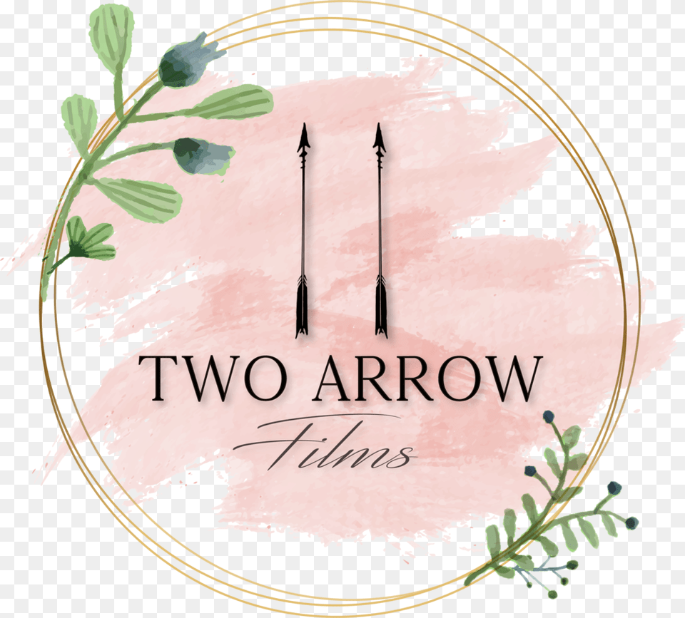2019 Two Arrow Films Logo With Fill Calligraphy, Leaf, Plant, Herbal, Herbs Png