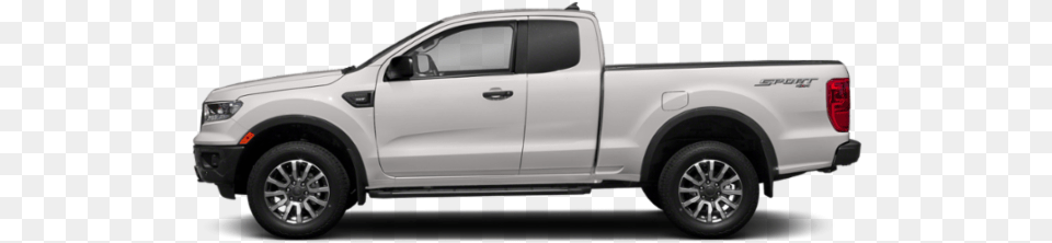 2019 White Ford Ranger, Pickup Truck, Transportation, Truck, Vehicle Png