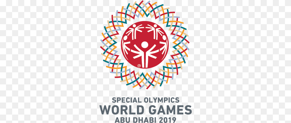 2019 World Games Special Olympics Abu Dhabi 2019 Logo, Advertisement, Cutlery, Poster Png