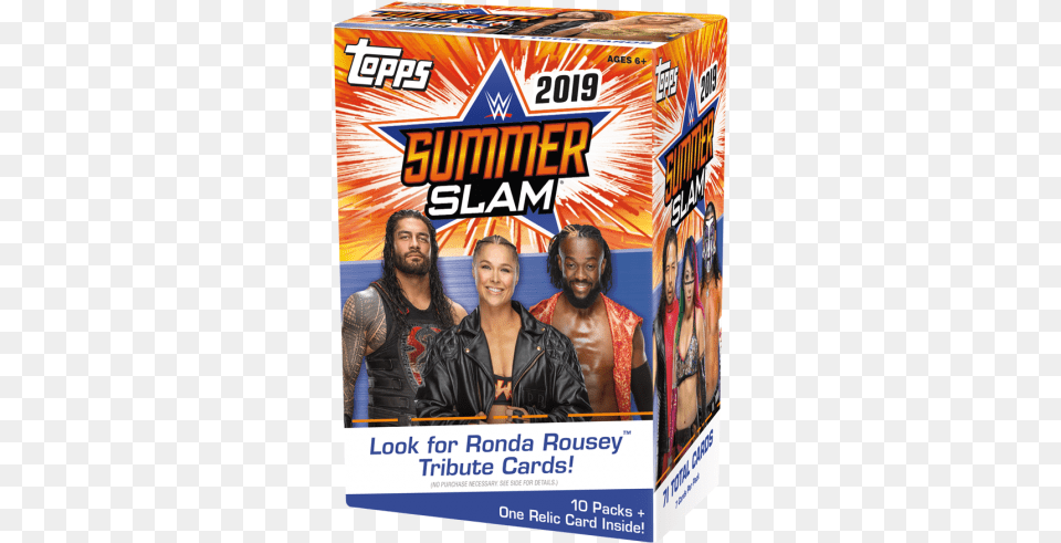 2019 Wwe Summerslam Value Boxsrc Https Wwe Summerslam Cards, Jacket, Clothing, Coat, Person Png