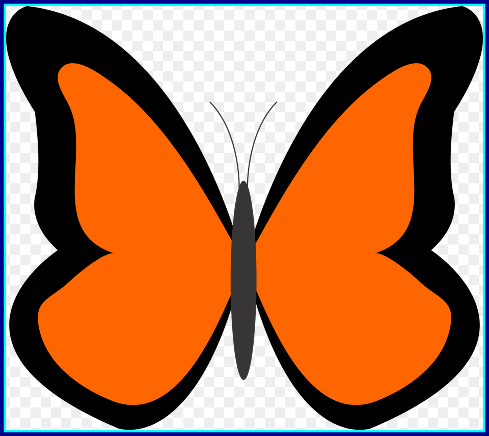 2019 X 1800 1 Simple Butterfly Clip Art, Animal, Insect, Invertebrate, Blade Free Png Download