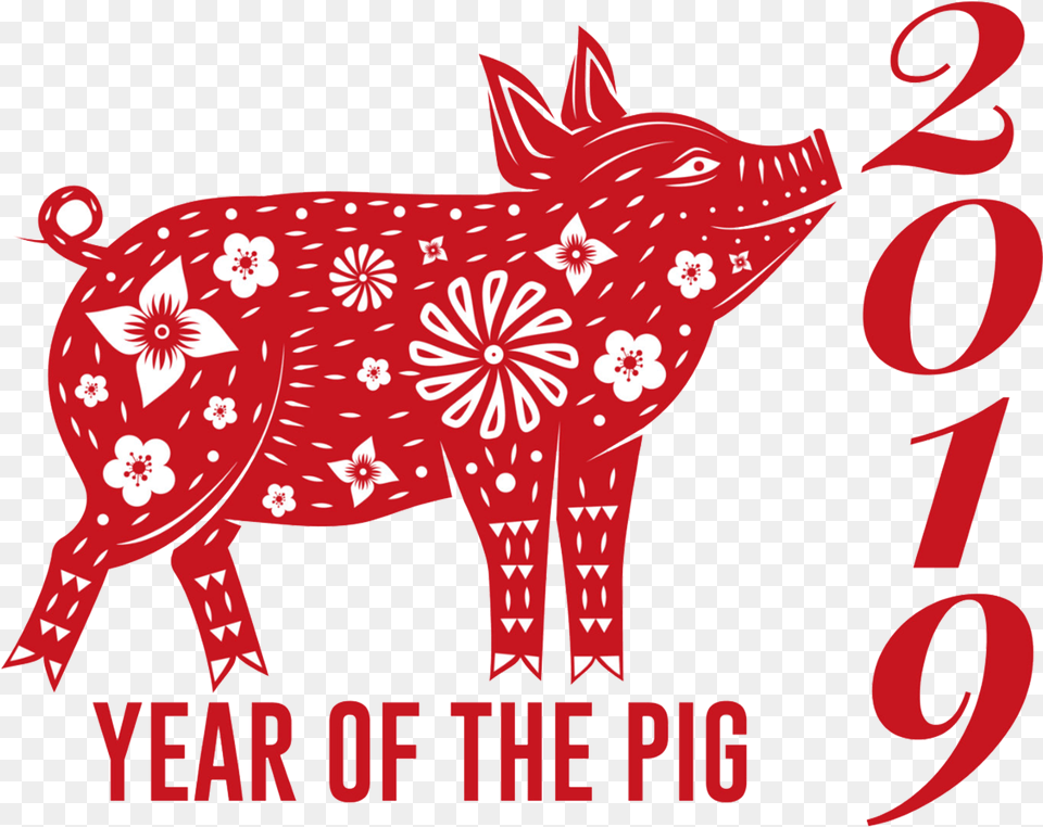 2019 Zodiac Transparent Image Pig, Animal, Mammal, Deer, Kangaroo Free Png Download