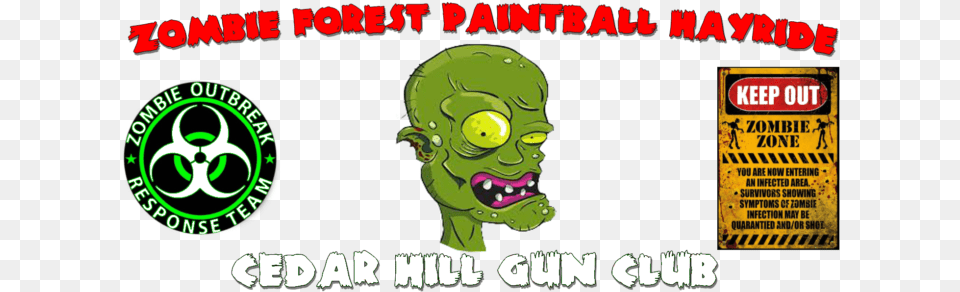 2019 Zombie Forest Paintball Hayride Poster Zombie Keep Out Png Image