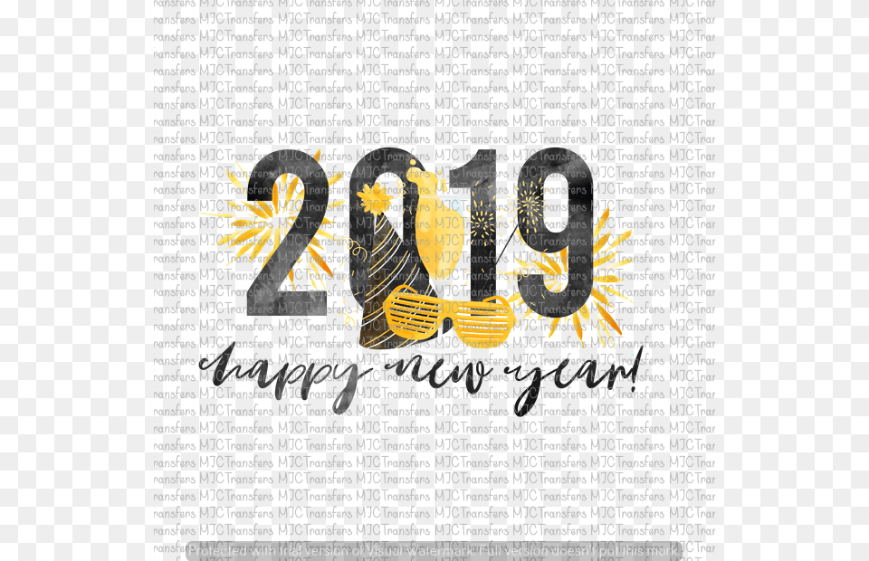 2019happy New Year, Advertisement, Poster, Text, Symbol Png Image