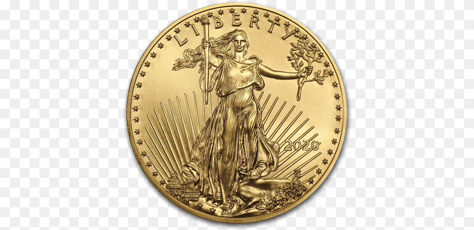 2020 1 Oz American Eagle 9167 Gold Bu Coin Lpm 1 Oz American Eagle Gold Coin 2005, Adult, Bride, Female, Money Png