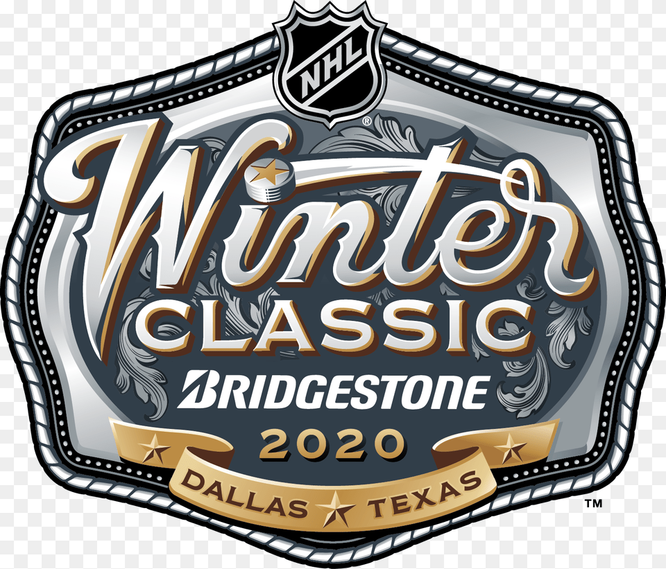 2020 Bridgestone Nhl Winter Classic Nhl, Accessories, Buckle, Badge, Logo Free Transparent Png