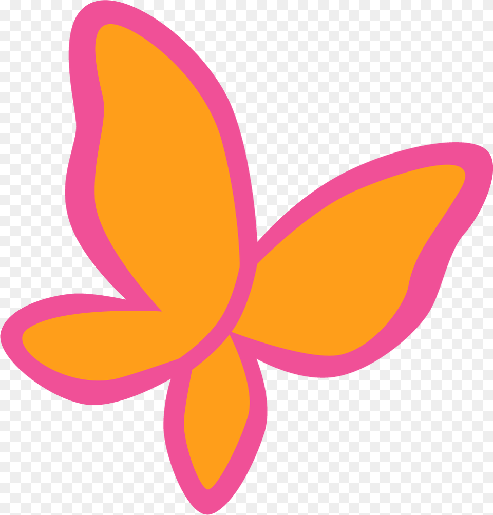 2020 Butterfly Pink Orange, Flower, Petal, Plant, Daisy Free Png Download